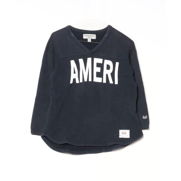 「AMERICANA」 スウェットカットソー - ネイビー レディース