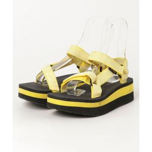 「Teva」 フラットサンダル 23cm ブラック レディース