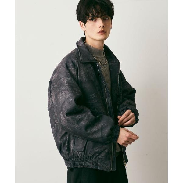 ブルゾン アウター Abstract puffer jacket / アブストラクトパファージャケッ...