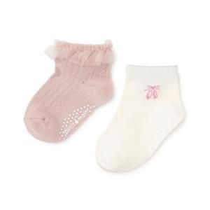 靴下 バレエショートソックス2P キッズ 子供 女の子の商品画像