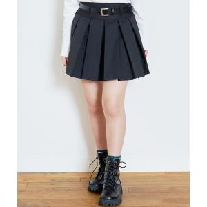 スカート 「イージーケア」ベルトつきプリーツスカート キッズ 子供服 女の子｜ZOZOTOWN Yahoo!店