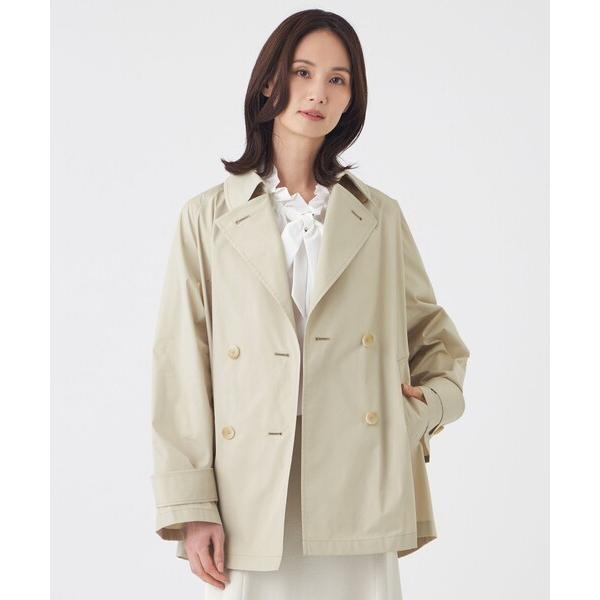 トレンチコート コート 「はっ水・ウォッシャブル」SOLOTEXタフタコート レディース