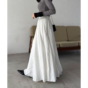 スカート 「低身長サイズあり」ランダム切替フレアスカート