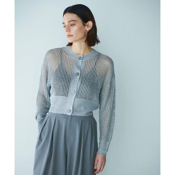 「N.O.R.C」 ニットカーディガン フリー グレー レディース