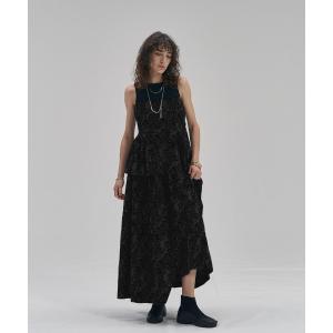 「MECRE」 キャミソールワンピース M ブラック レディース
