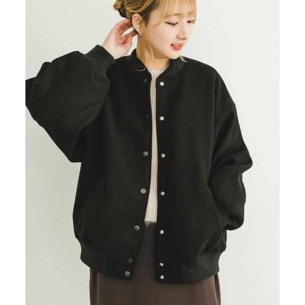 「ITEMS URBANRESEARCH」 スタジャン FREE ブラック レディース