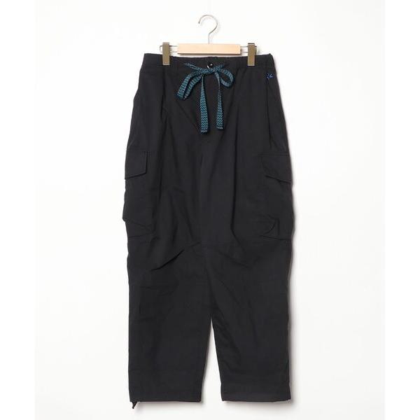 「LANVIN en Bleu」 カーゴパンツ SMALL ブラック メンズ