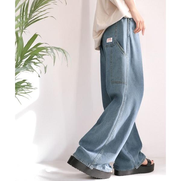 「Java」 デニムパンツ LARGE ブルー レディース