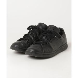 「adidas」 ローカットスニーカー 22.5cm ブラック×ブラック メンズ