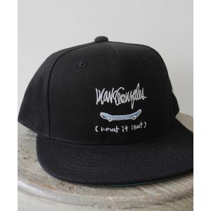 「（What it isNt）ART BY MARKGONZALES」 キャップ FREE ブラック メンズ