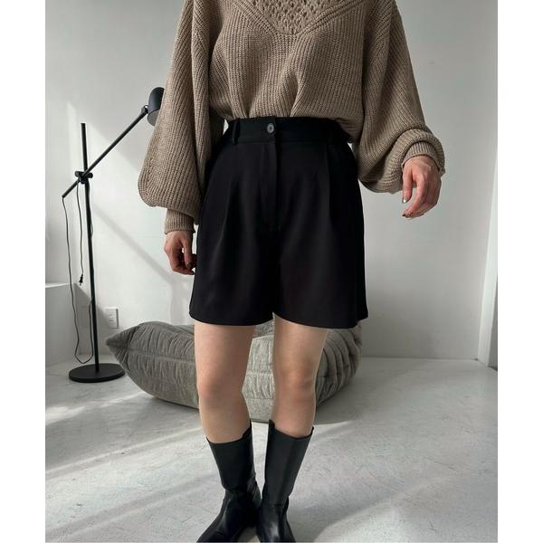 「I_am」 ショートパンツ FREE ブラック レディース