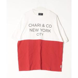 「CHARI&CO」 半袖Tシャツ MEDIUM レッド メンズ