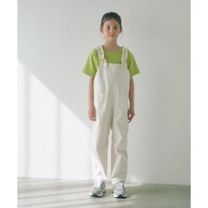 サロペット オーバーオール ツイル フリル サロペット / キッズ  140cm-160cm キッズ 子供服 女の子｜ZOZOTOWN Yahoo!店