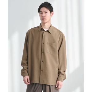 シャツ ワッシャー ポプリン ボックス シャツ メンズ