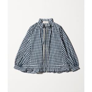 ブルゾン アウター 「Marilyn Moon」ギンガム プリーツ フリル ブルゾン レディース