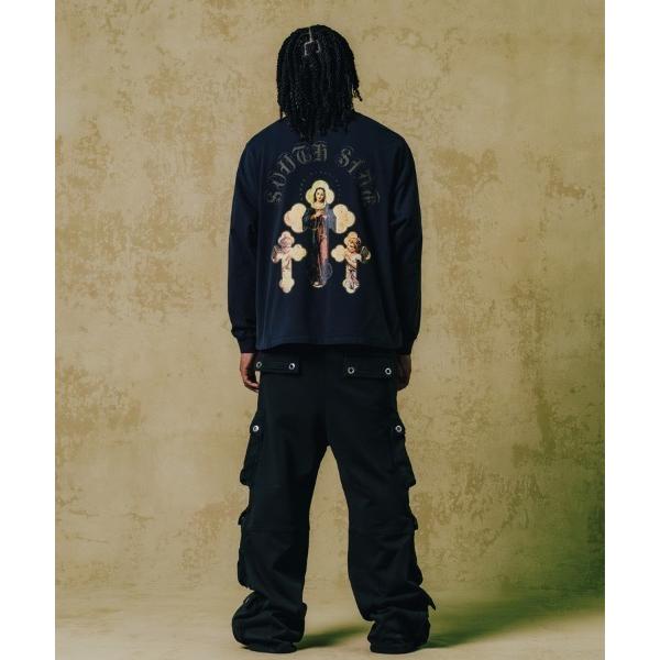 tシャツ 「BREATH」CROSS MARIA LS TEE / ブラック 「BR26SS-C50...