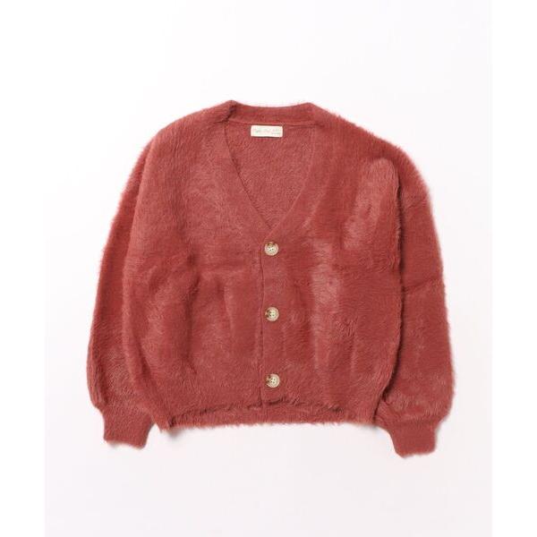 ベビー 「Rylee＋Cru」BOXY CROP CARDIGAN || RUBY