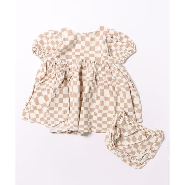 ベビー 「Rylee＋Cru」MARLEY DRESS || SAND CHECKER