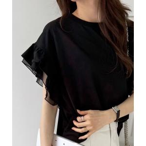 tシャツ 「接触冷感・UV対策」綿100%袖フリ...の商品画像