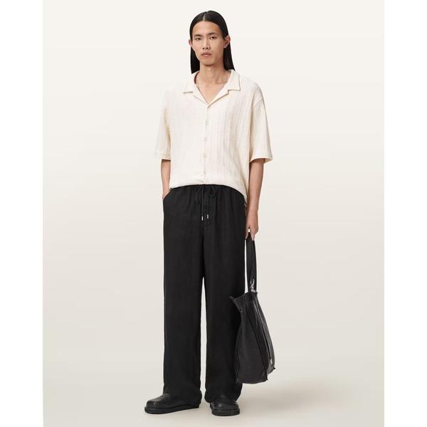 パンツ SHARP STRAIGHT LEG LINEN TROUSERS | SHARP ストレー...