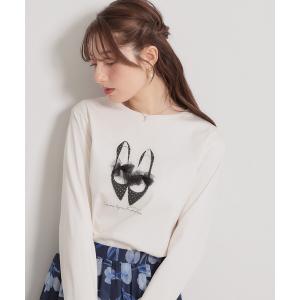 tシャツ 「綿100％・洗える」パリジェンヌ プリントTシャツ レディース