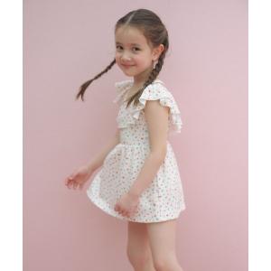 水着 ラッフルスイムワンピース マルチモチーフ / 水着 / キッズ 100cm-130cm キッズ 子供 女の子