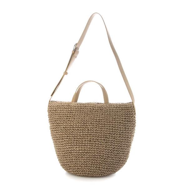 かごバッグ カゴバッグ カシュカシュ cachecache / 丸底バケットクロッシュ2wayトート...