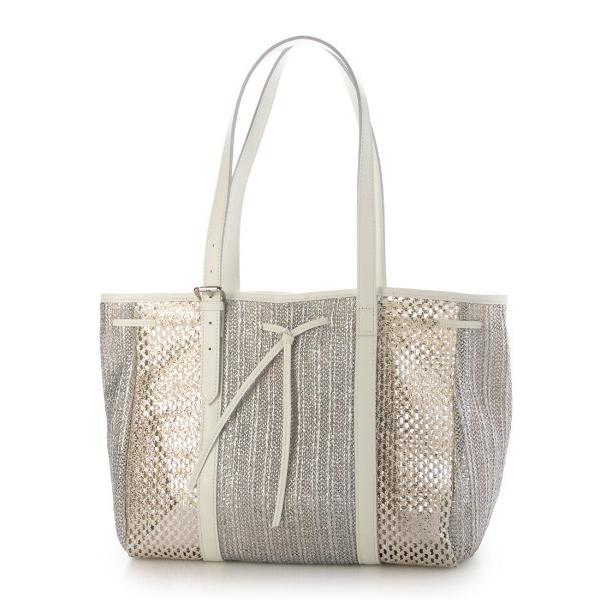 かごバッグ カゴバッグ ペルケ perche / 透かしアンダリアシート牛革トート