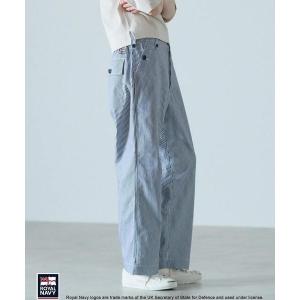 パンツ 「別注」「ROYAL NAVY/ロイヤルネイビー」コットンストレートパンツ レディース