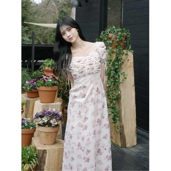 ワンピース 「WEB限定/ROSE Collection」ROSEプリントワンピース