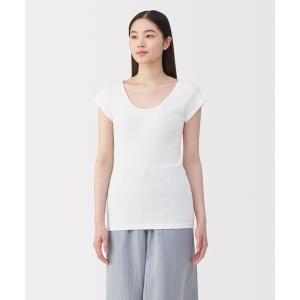 インナーシャツ 肌着 婦人　フライス編みフレンチスリーブＴシャツ レディース｜ZOZOTOWN Yahoo!店