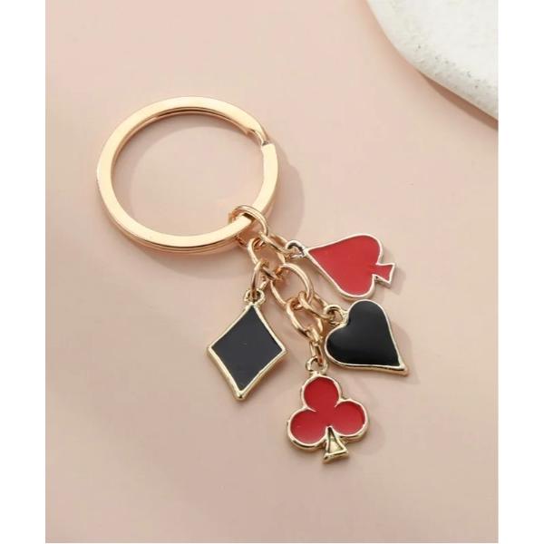 キーホルダー 「Bz」トランプキーホルダー キーリング(BDS)