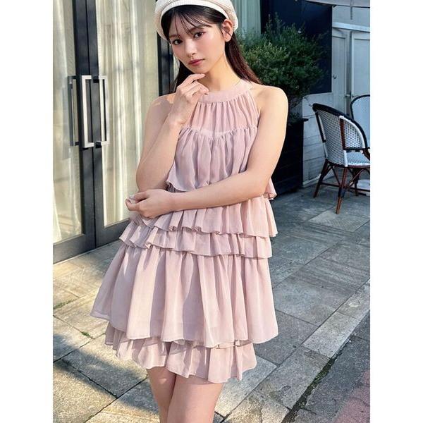 ブラウス シャツ アメスリラッフルチュニック「セットアップ着用可能」 レディース