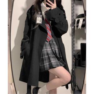 トレンチコート コート ベーシックダブルトレンチコート レディース