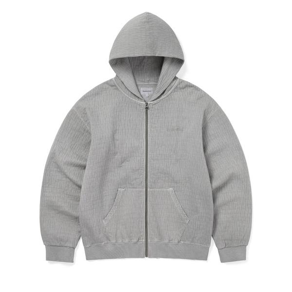 パーカー Damaged Zip Up Hoodie メンズ レディース