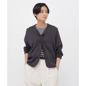 カーディガン COATED COTTON レディース