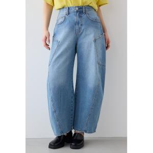 ジーンズ デニム デニムパンツ ビッグポケットバルーンデニム レディース