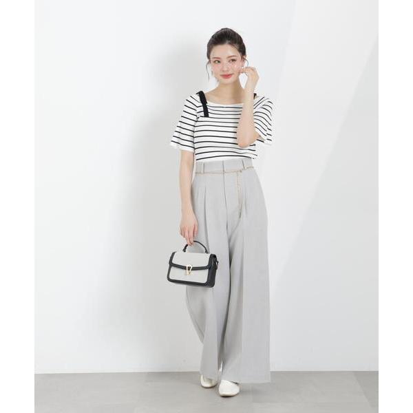 パンツ チェーン付きワイドパンツ / 1216130300 レディース