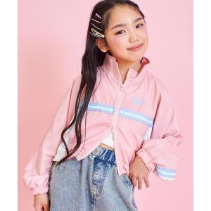 ブルゾン アウター 配色クロップドシャカブルゾン キッズ 子供服 女の子