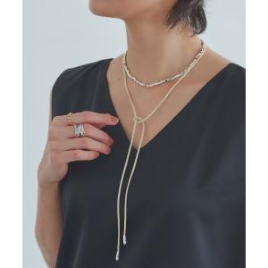ネックレス 「RASW」コードラリエット レディース