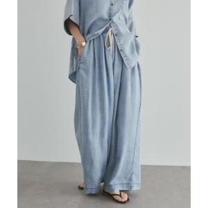 ジーンズ デニム デニムパンツ テンセルデニム ワイドパンツ レディース