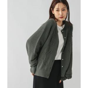 「GLOBAL WORK」 カーディガン MEDIUM ダークグレー レディース