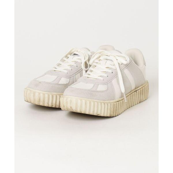 「Java」 ローカットスニーカー L ホワイト レディース