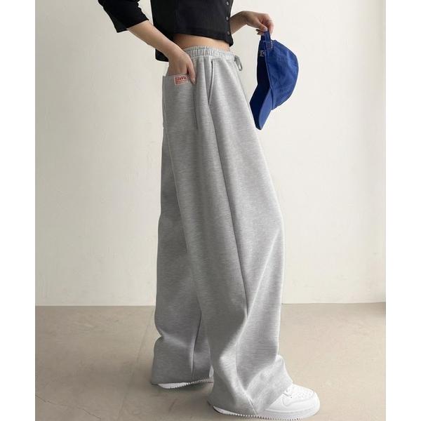 「Java」 スウェットパンツ X-LARGE 杢グレー レディース