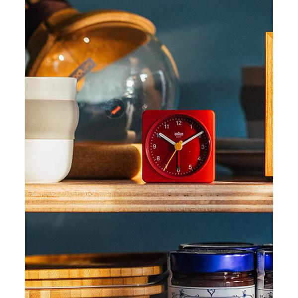 時計 BRAUN ALARM CLOCK RED BC02R
