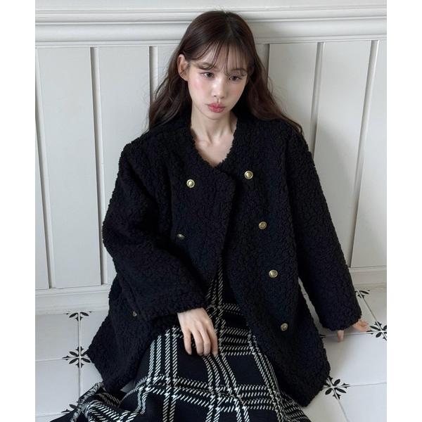 「by muni:r」 ジャケット FREE ブラック レディース