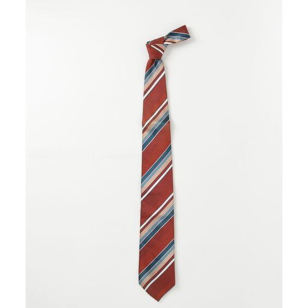 「TAKEO KIKUCHI」 ネクタイ 80 レンガ メンズ