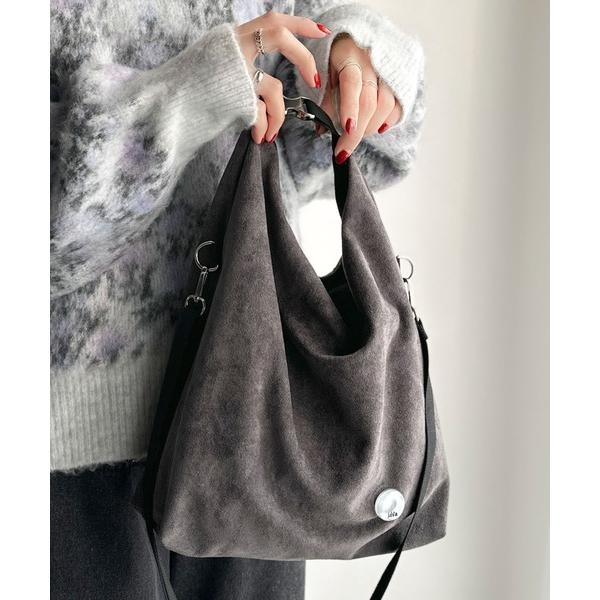 「Java」 ショルダーバッグ ONE SIZE チャコールグレー レディース