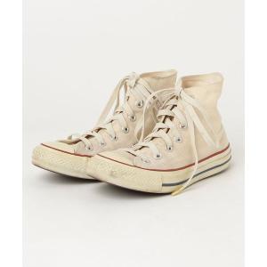 「CONVERSE」 ハイカットスニーカー 23.5cm ベージュ レディース