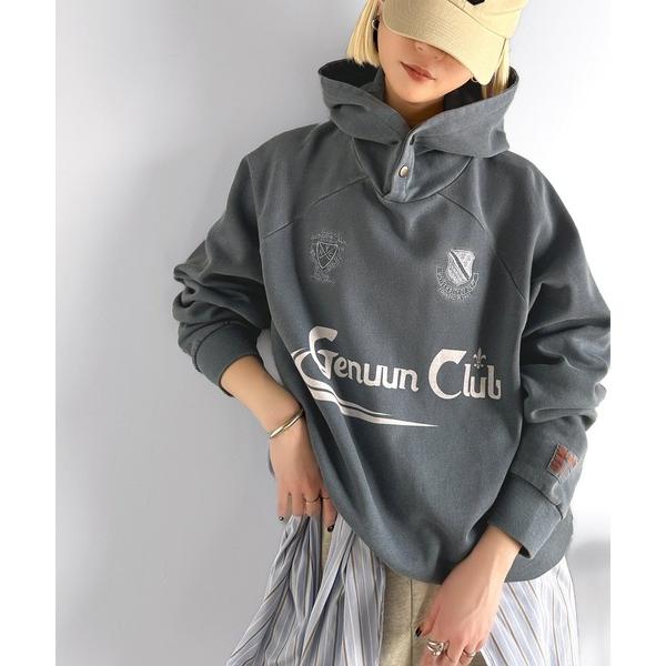 「Java」 プルオーバーパーカー LARGE ブルー系その他 レディース